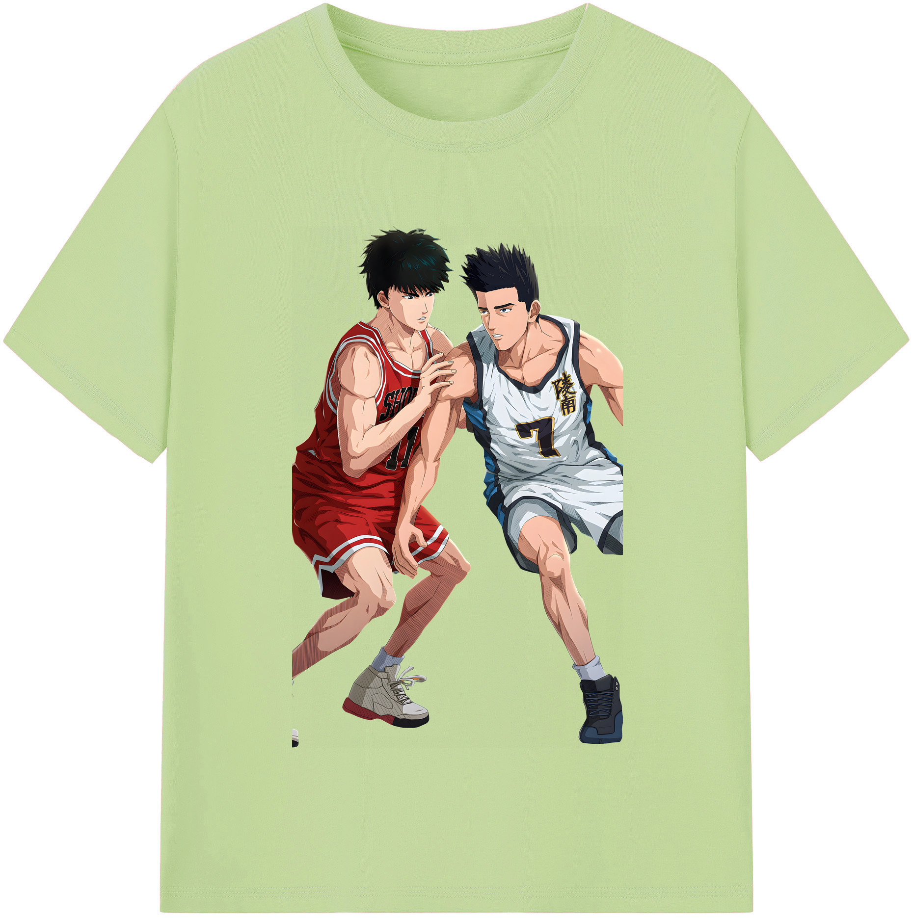 （画像用） SLAM DUNK／スラムダンク 綿100％半袖Tシャツ（フロントプリント）